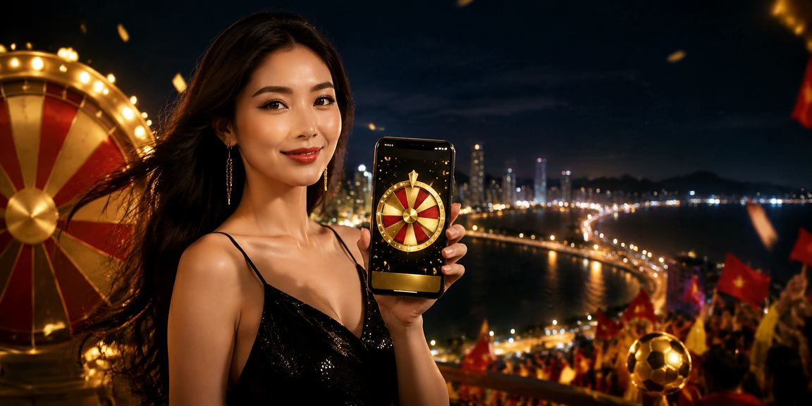 Không khí lễ hội Quy Nhơn với trò chơi roulette và giải trí casino trực tuyến